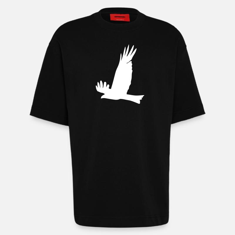 Adler - Heavyweight T-Shirt - made by SPREAD  - SOLID BLACK