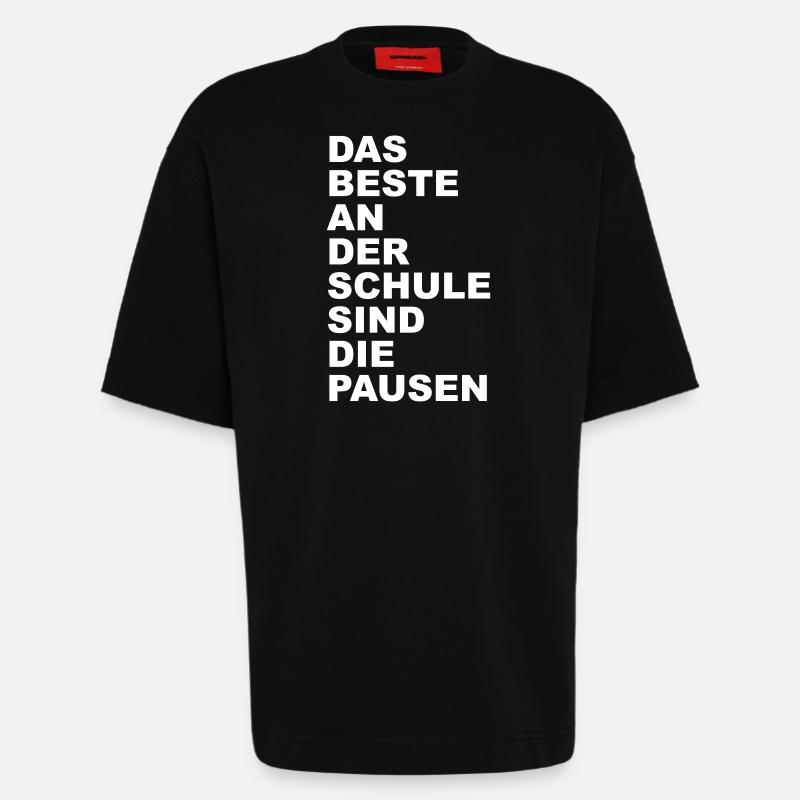 Das Beste der Schule - Heavyweight T-Shirt - made by SPREAD  - SOLID BLACK