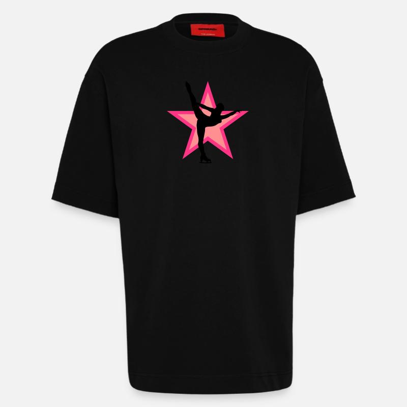eiskunst_c_3c - Heavyweight T-Shirt - made by SPREAD  - SOLID BLACK