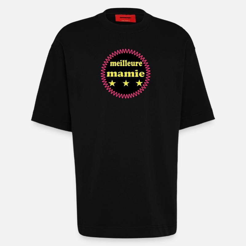Beste Oma - Heavyweight T-Shirt - made by SPREAD  - SOLID BLACK