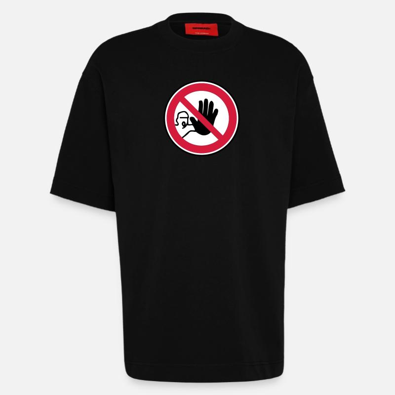 Es Stopp - Heavyweight T-Shirt - made by SPREAD  - SOLID BLACK