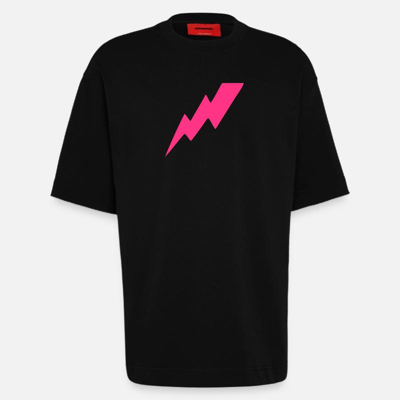 Blitz - Heavyweight T-Shirt - made by SPREAD  - SOLID BLACK