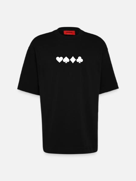Kartendeck - Heavyweight T-Shirt - made by SPREAD - SOLID BLACK