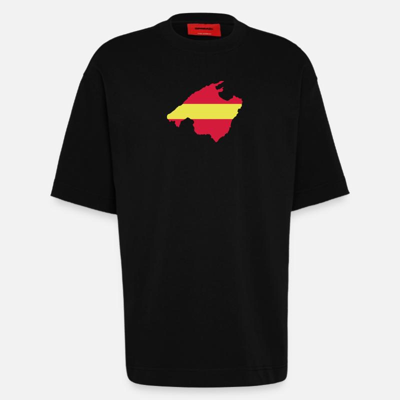 Mallorca - Heavyweight T-Shirt - made by SPREAD  - SOLID BLACK