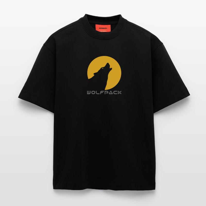wolfpack_1 T-shirt bio épais oversize fabriqué en UE