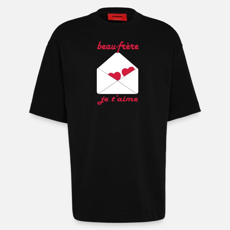 Schwager, ich liebe dich - Heavyweight T-Shirt - made by SPREAD  - SOLID BLACK