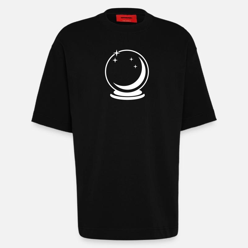Glaskugel - Heavyweight T-Shirt - made by SPREAD  - SOLID BLACK
