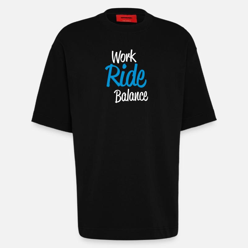 workridew - T-shirt bio épais oversize fabriqué en UE - SOLID BLACK