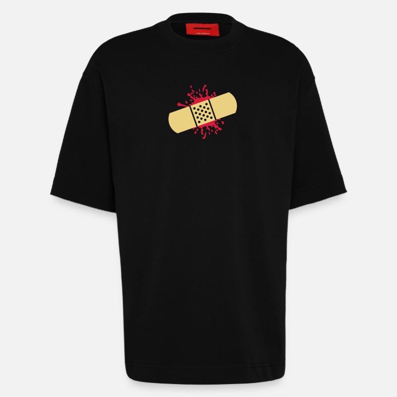 Pflaster - Heavyweight T-Shirt - made by SPREAD  - SOLID BLACK