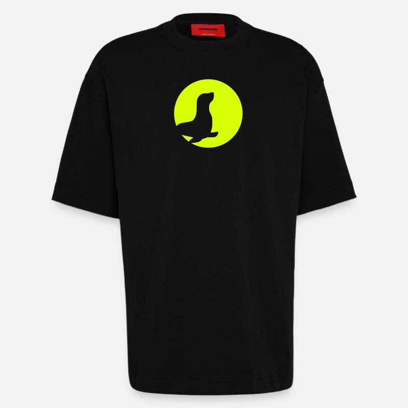 Robbe - Heavyweight T-Shirt - made by SPREAD  - SOLID BLACK