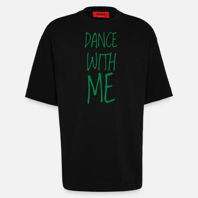 dance with me - Heavyweight T-Shirt - made by SPREAD - SOLID BLACK