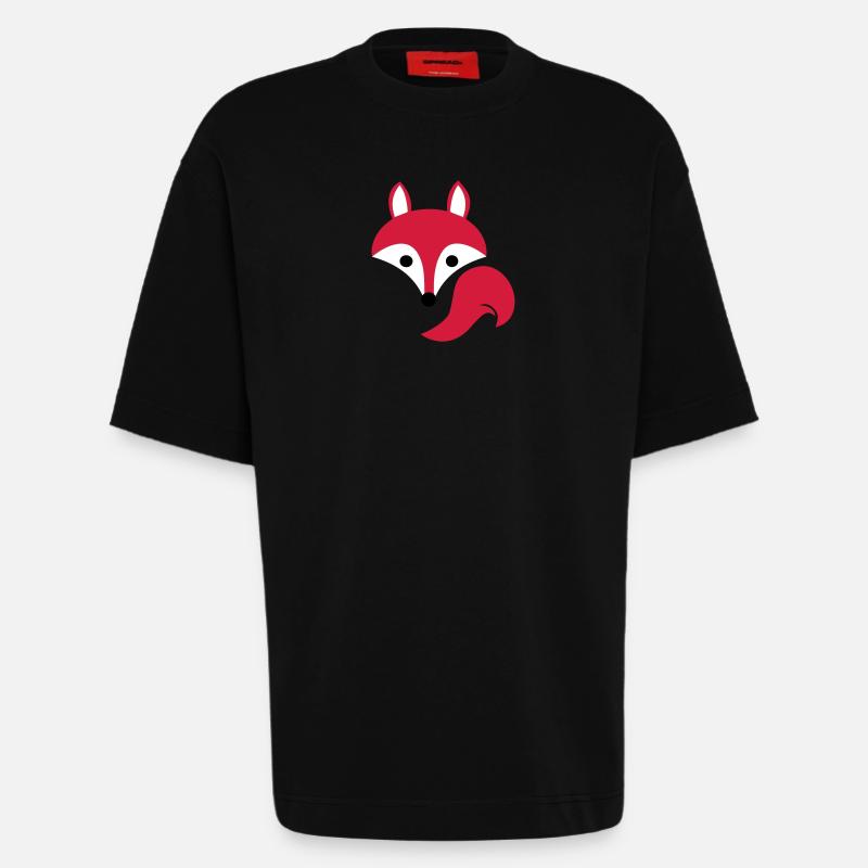Fuchs - Heavyweight T-Shirt - made by SPREAD  - SOLID BLACK