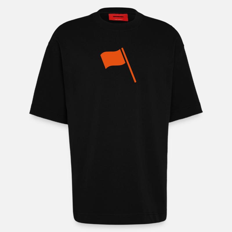 Flagge - Heavyweight T-Shirt - made by SPREAD  - SOLID BLACK