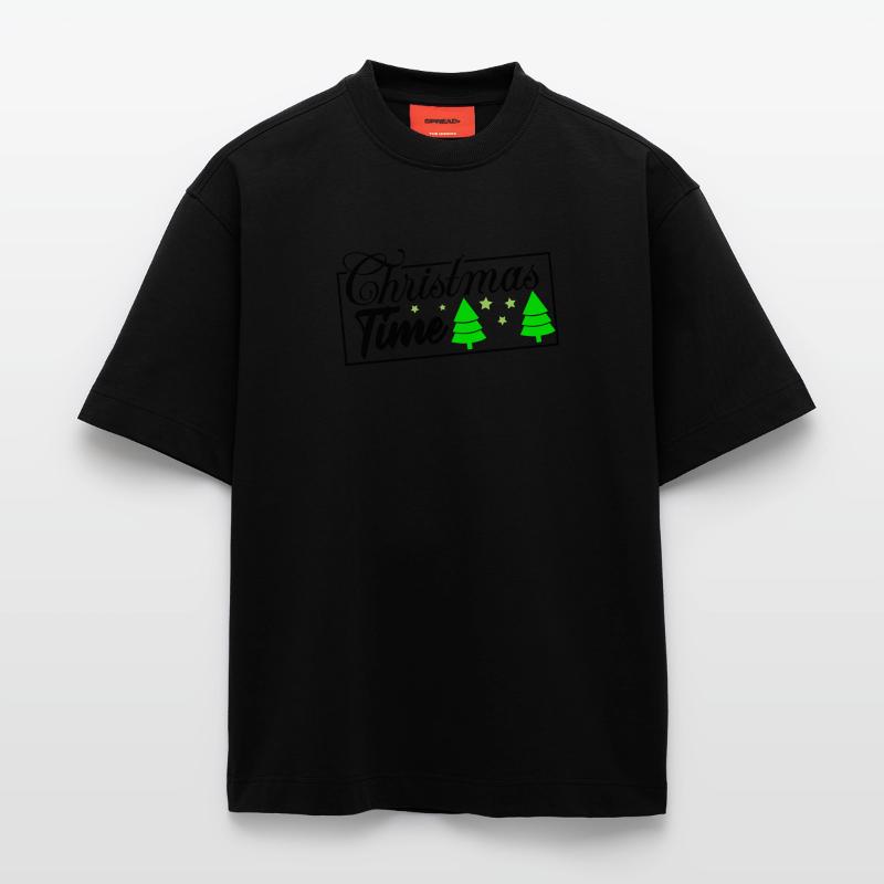 Période de Noël T-shirt bio épais oversize fabriqué en UE