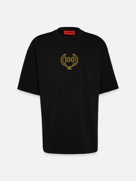 100_coppa_corona - Heavyweight T-Shirt - made by SPREAD  - SOLID BLACK