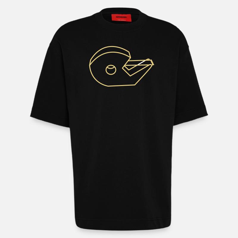 tesa - Heavyweight T-Shirt - made by SPREAD  - SOLID BLACK
