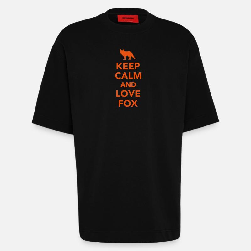 Fuchs - Heavyweight T-Shirt - made by SPREAD  - SOLID BLACK
