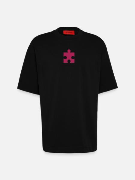 Puzzle - Heavyweight T-Shirt - made by SPREAD - SOLID BLACK