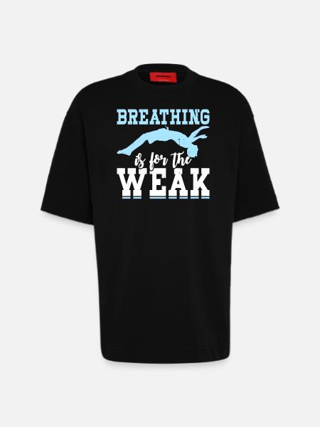 Swimming Float - Heavyweight T-Shirt - made by SPREAD  - SOLID BLACK