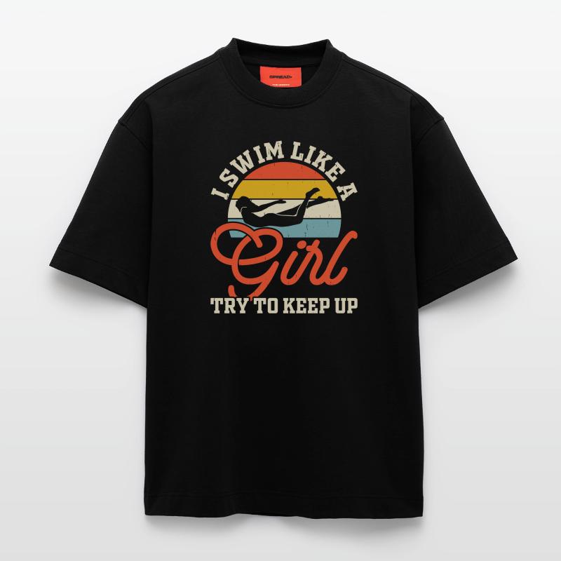Swimming Float Heavyweight T-Shirt - made by SPREAD 