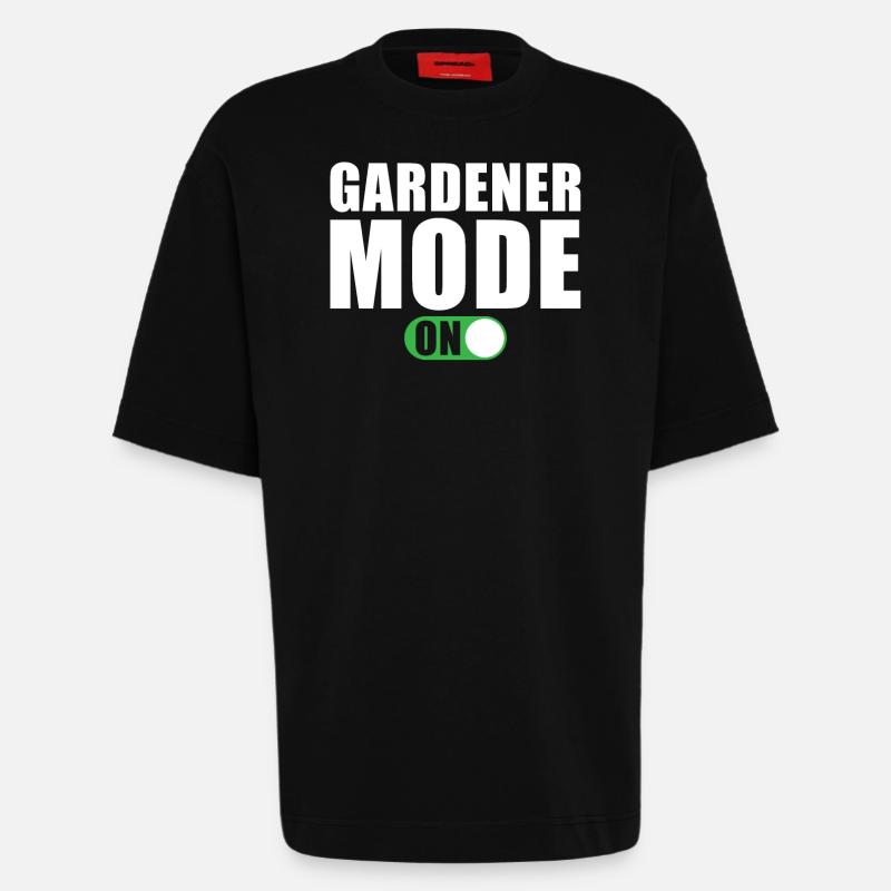 Gärtner Modus Ein - Heavyweight T-Shirt - made by SPREAD  - SOLID BLACK
