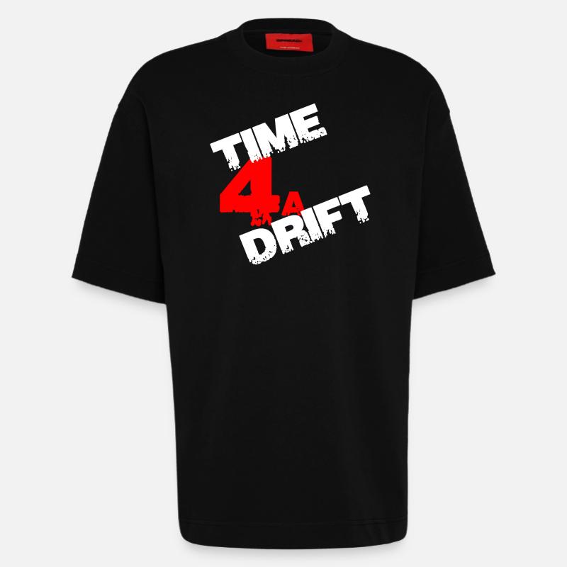 Time 4 a Drift Geschenk - Heavyweight T-Shirt - made by SPREAD  - SOLID BLACK