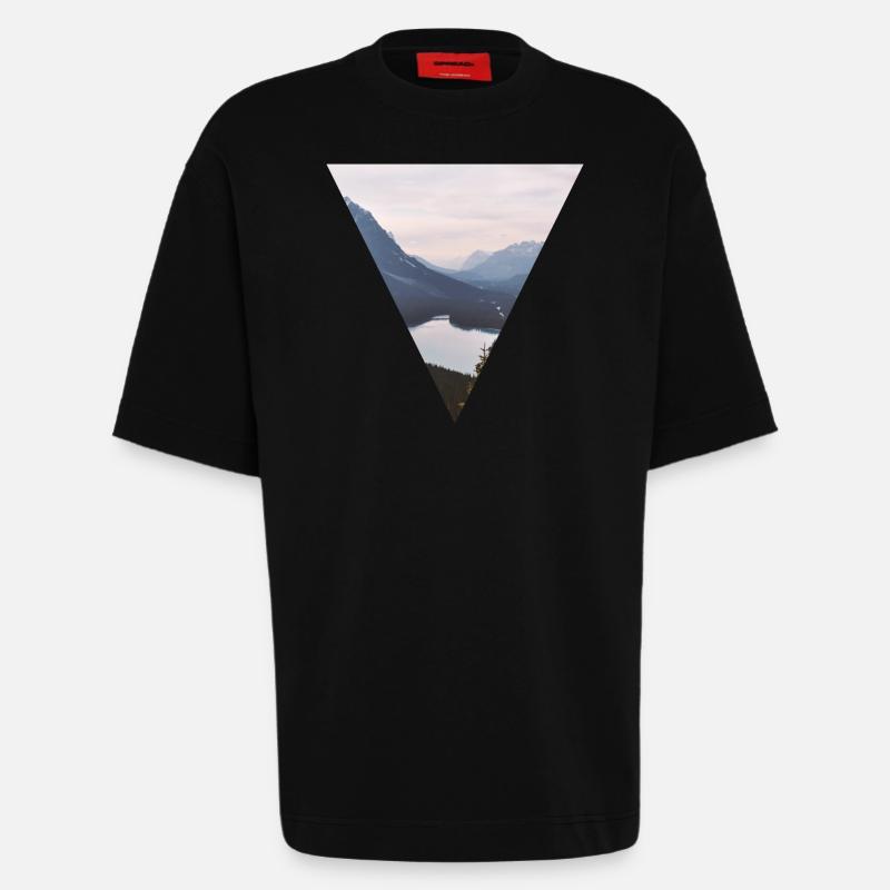 Berg - Heavyweight T-Shirt - made by SPREAD  - SOLID BLACK