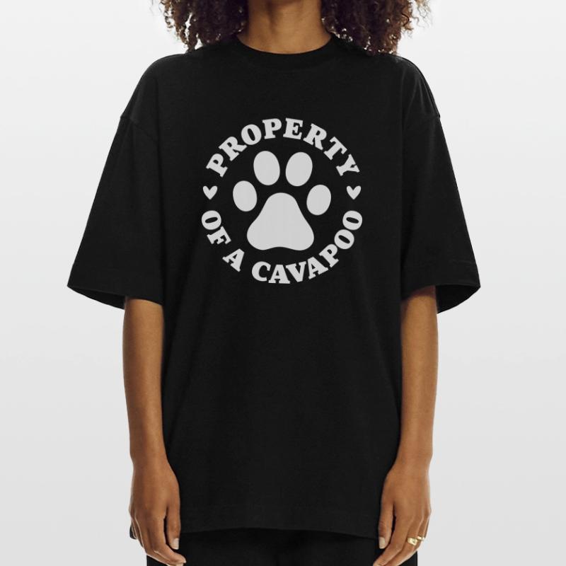 Eigentum eines Cavapoo Heavyweight T-Shirt - made by SPREAD 