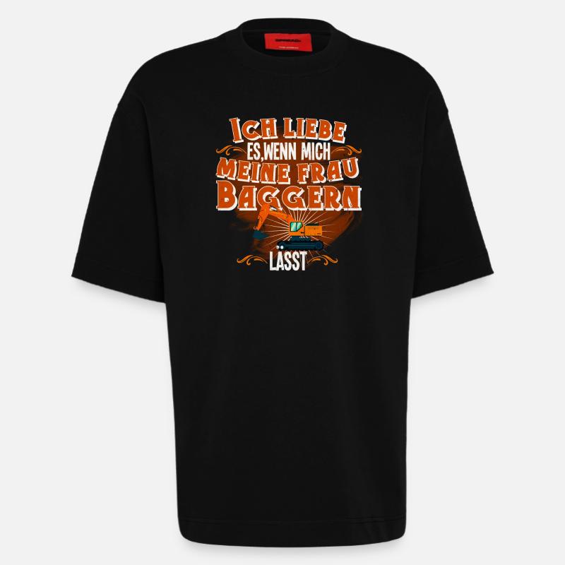 Bagger - Heavyweight T-Shirt - made by SPREAD  - SOLID BLACK