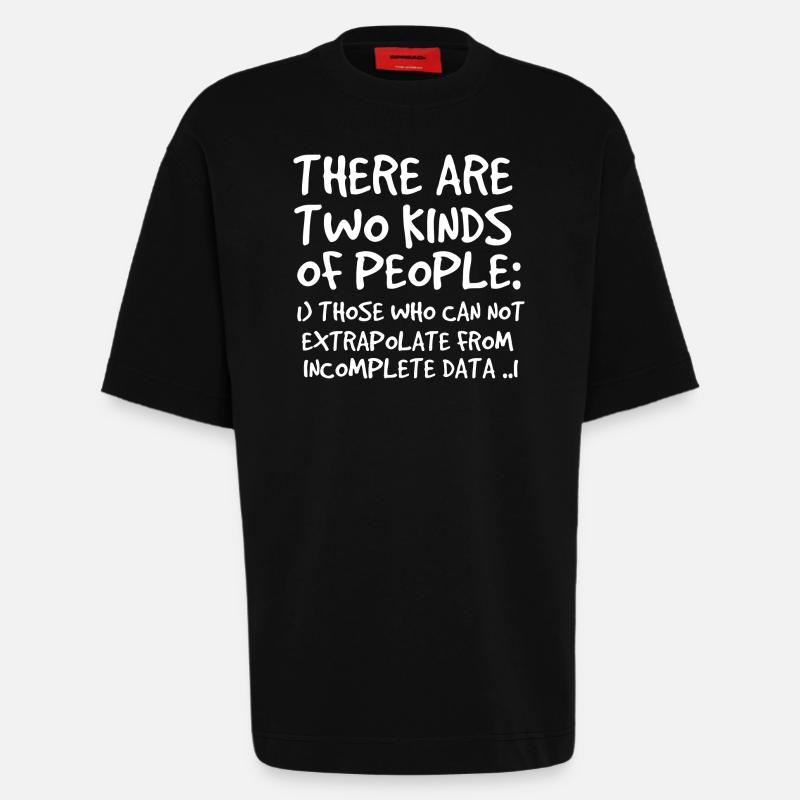 Incomplete Data Funny Science Nerd - Heavyweight T-Shirt - made by SPREAD - SOLID BLACK