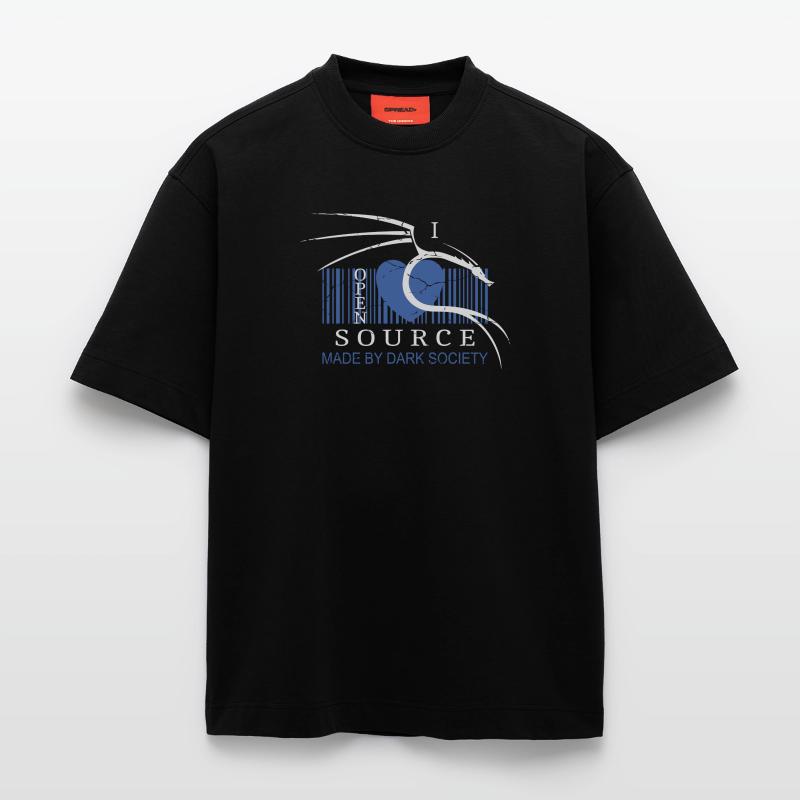 I Love Open Source Software Heavyweight T-Shirt - made by SPREAD 