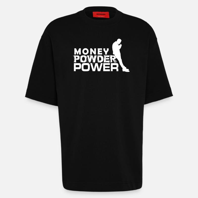 MPP white - Heavyweight T-Shirt - made by SPREAD  - SOLID BLACK