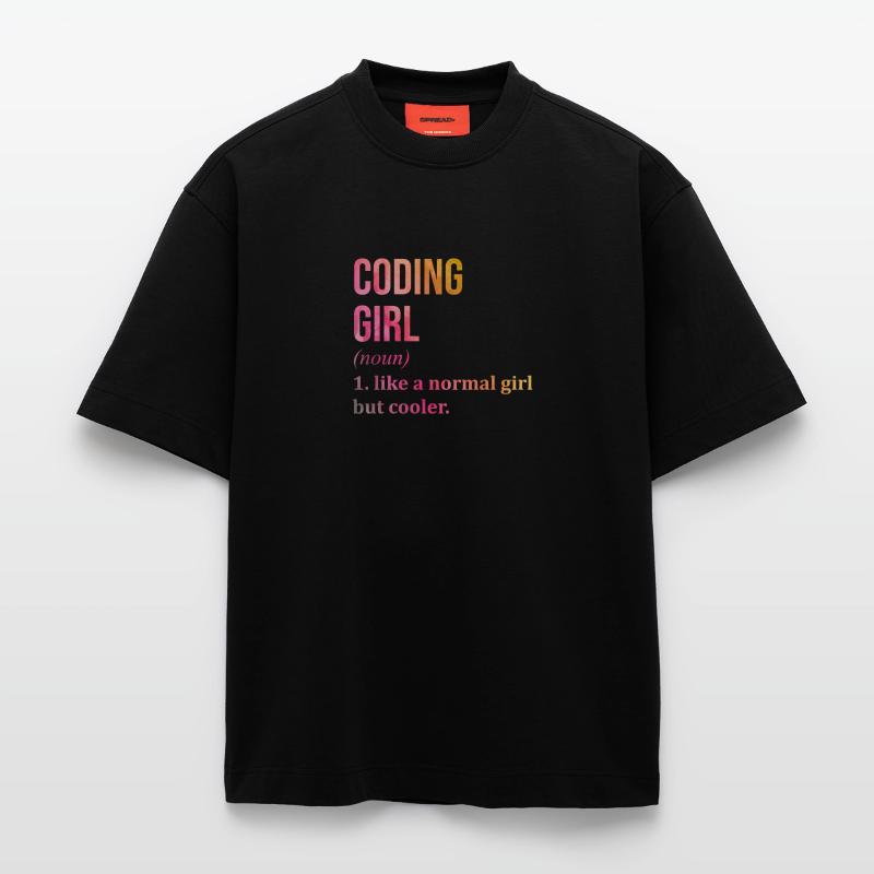codage T-shirt bio épais oversize fabriqué en UE