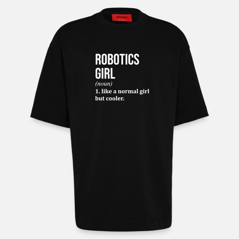 Robotertechnik - Heavyweight T-Shirt - made by SPREAD  - SOLID BLACK