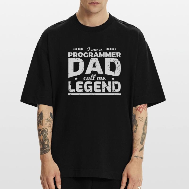 Coder Dad Heavyweight T-Shirt - made by SPREAD 