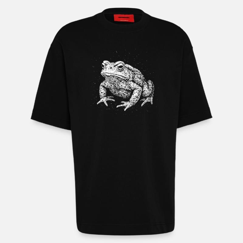 Kröte - Heavyweight T-Shirt - made by SPREAD - SOLID BLACK
