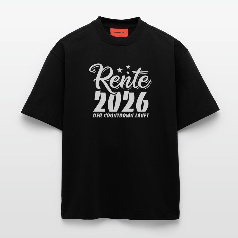 Rente 2026 - Ruhestand - Der Countdown läuft Heavyweight T-Shirt - made by SPREAD 