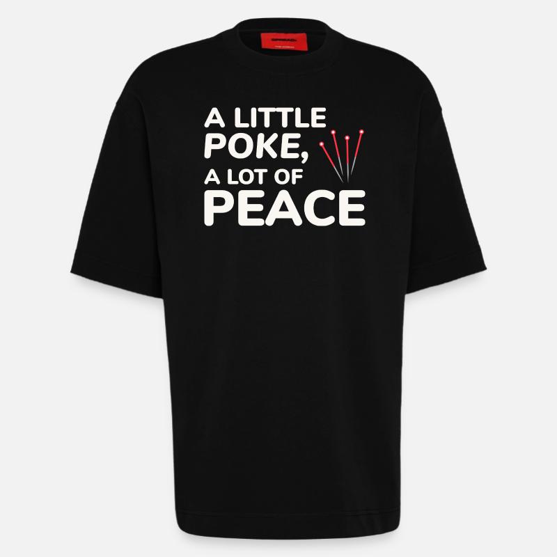 Licensed TCM Practitioner Expert Calming - Heavyweight T-Shirt - made by SPREAD - SOLID BLACK