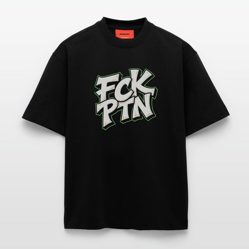 FCK PTN Anti Putin Statement Heavyweight T-Shirt - made by SPREAD 
