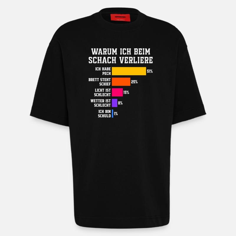 Pourquoi je perds au squash Squash - T-shirt bio épais oversize fabriqué en UE - SOLID BLACK