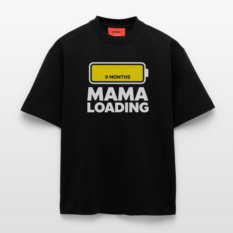 Mama Loading Heavyweight T-Shirt - made by SPREAD 