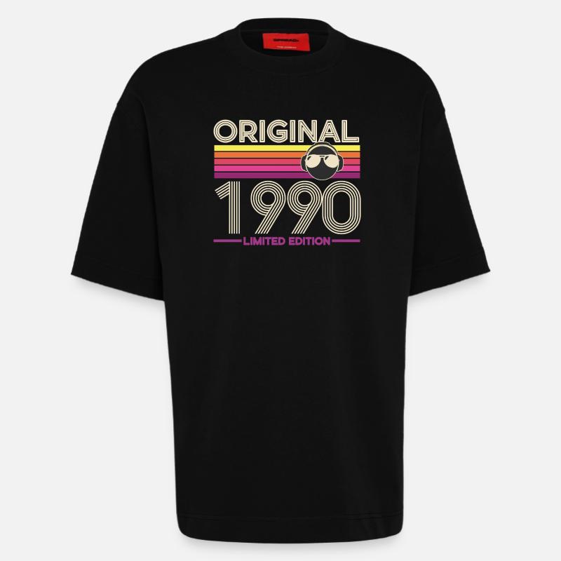 Originale limitierte Edition von 1990 - Heavyweight T-Shirt - made by SPREAD - SOLID BLACK