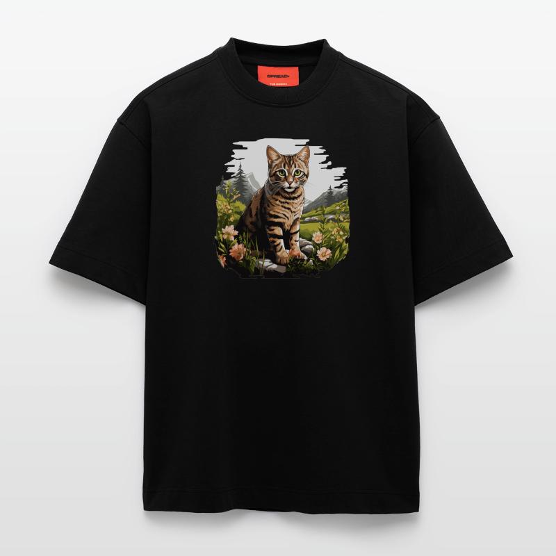 Tabby Kätzchen Tabby Katze Heavyweight T-Shirt - made by SPREAD 