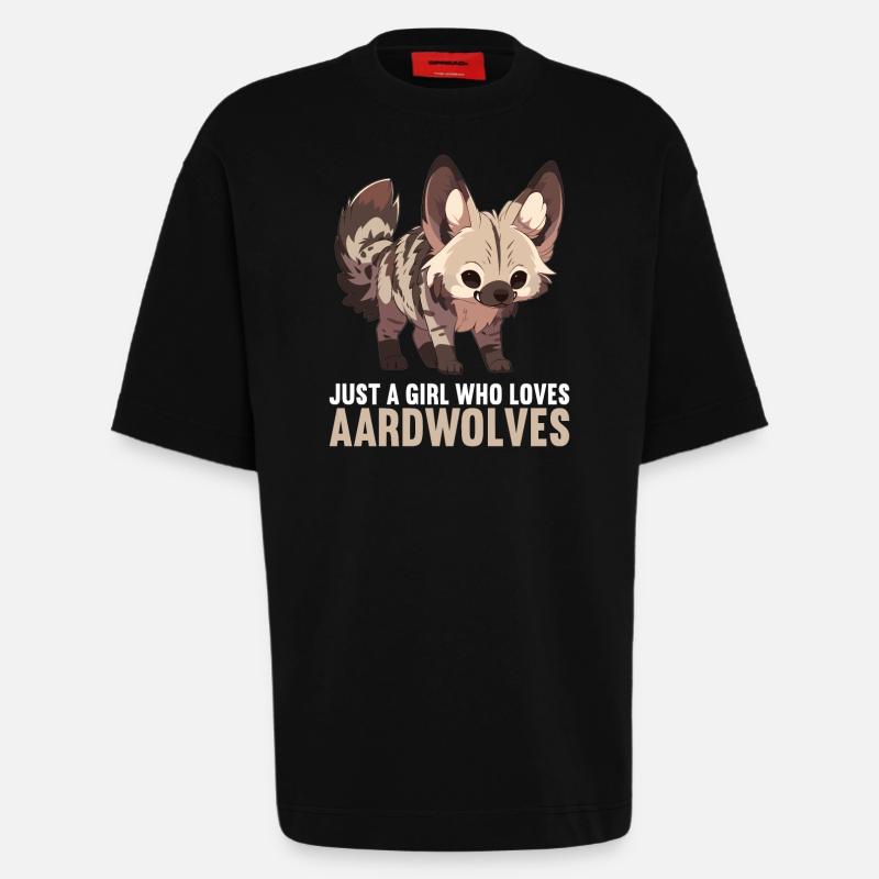 Aardwolves Aardwolf - Heavyweight T-Shirt - made by SPREAD  - SOLID BLACK