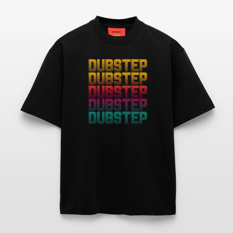 Dubstep T-shirt bio épais oversize fabriqué en UE