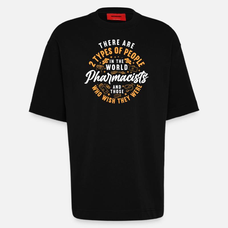 Pharmacy Tech Technician - Heavyweight T-Shirt - made by SPREAD  - SOLID BLACK
