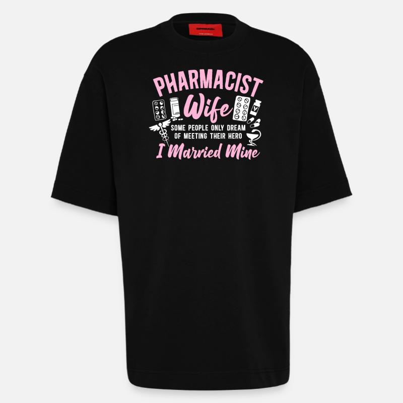 Pharmacy Tech Technician - Heavyweight T-Shirt - made by SPREAD  - SOLID BLACK