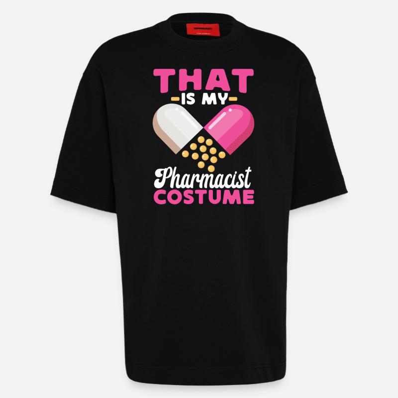 Pharmacy Tech Technician - Heavyweight T-Shirt - made by SPREAD  - SOLID BLACK