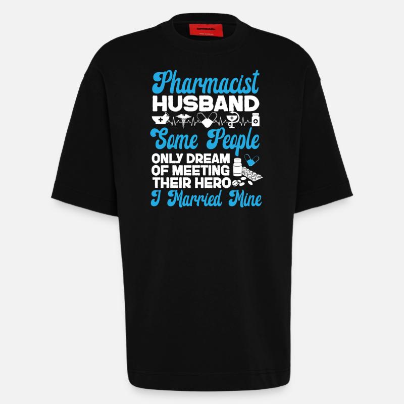 Pharmacy Tech Technician - Heavyweight T-Shirt - made by SPREAD  - SOLID BLACK