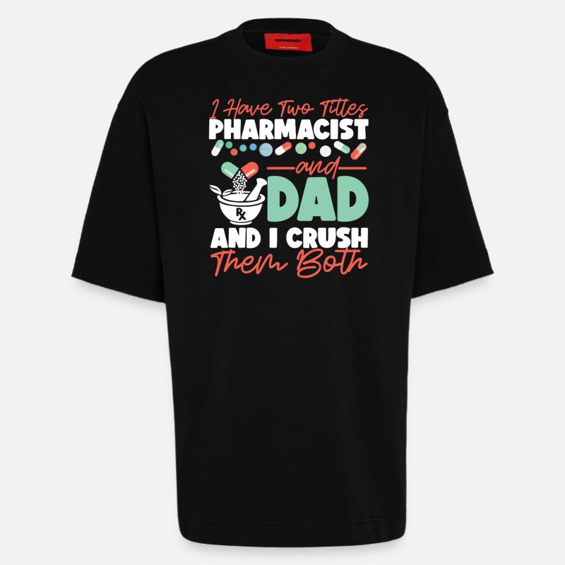 Pharmacy Tech Technician - Heavyweight T-Shirt - made by SPREAD - SOLID BLACK